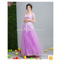 Hot-selling Purple A Line Appliqued Evening Party Cocktail Dress For Women